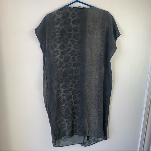 All Saint silk wrap Dee Dee Mini Dress 6 - Picture 5 of 6